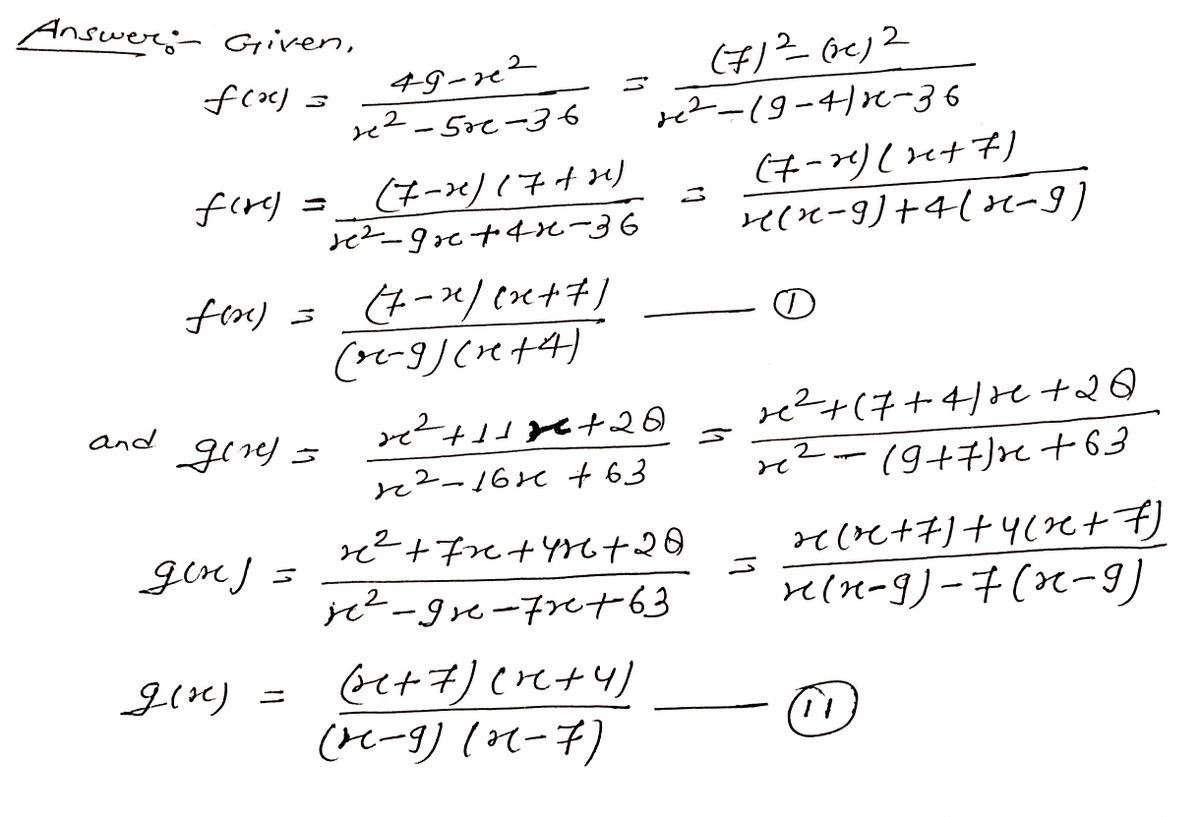 Algebra homework question answer, step 1, image 1